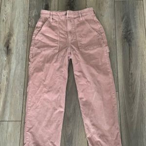Pink corduroy Hollister pants